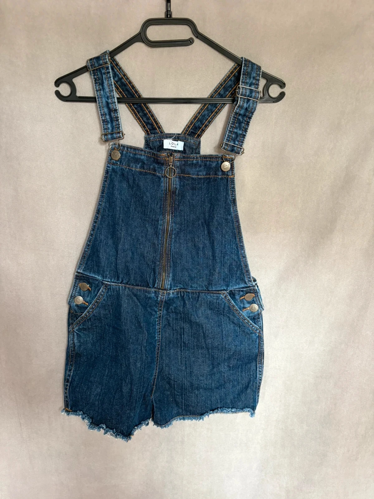 Salopette short en jean